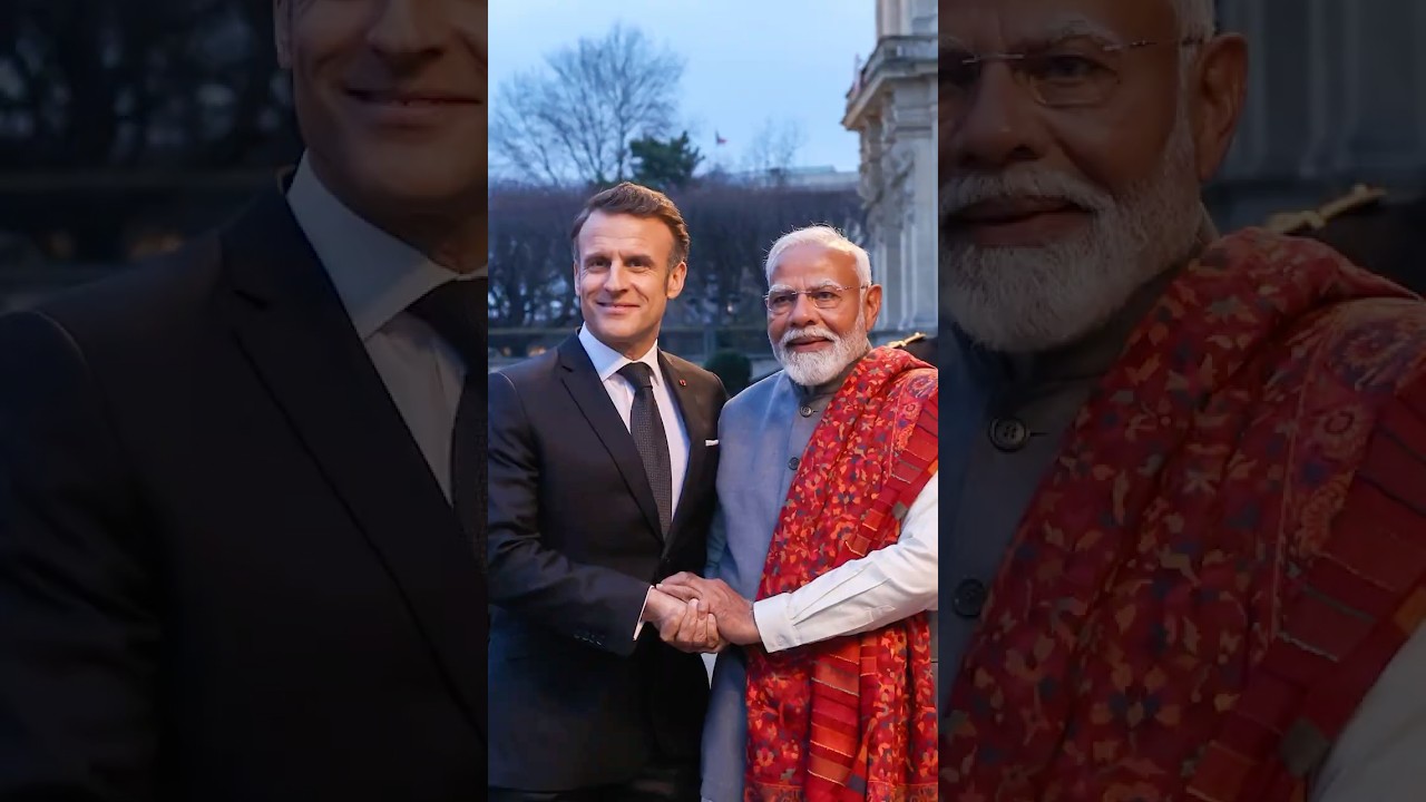 PM Modi arrives for the India France CEO forum meet in Paris, France | #shorts