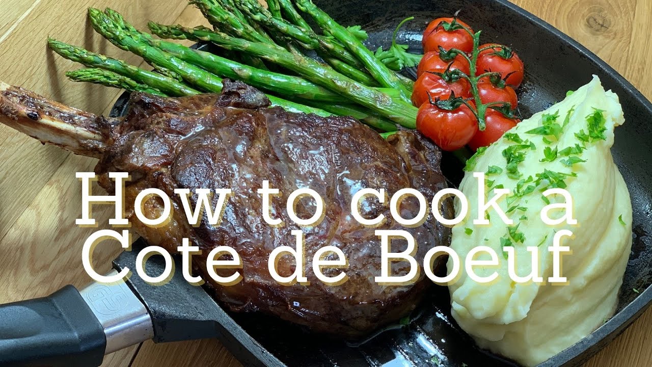 How to cook a 32oz Dry Aged Cote de Boeuf (How to cook beef)
