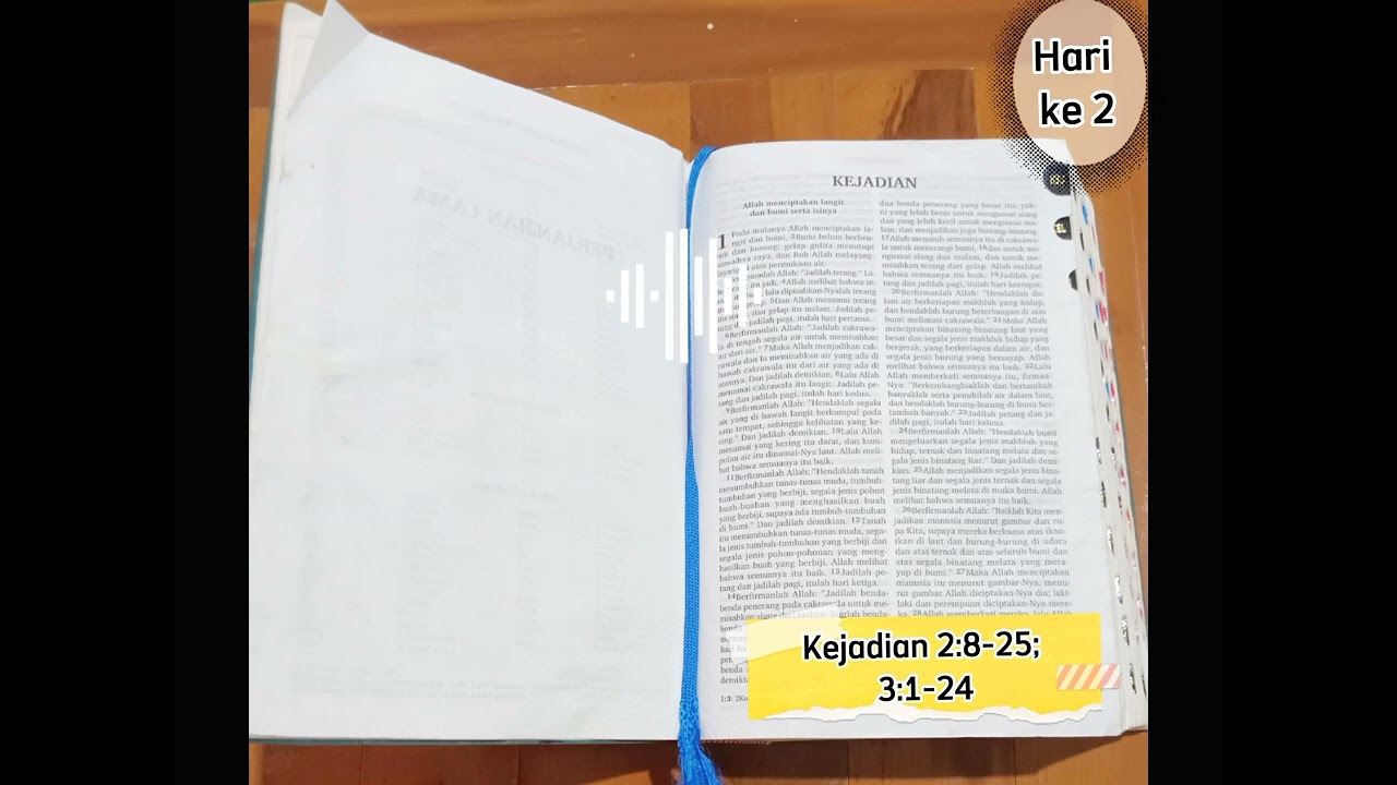 Baca Kitab Suci hari ke- 2