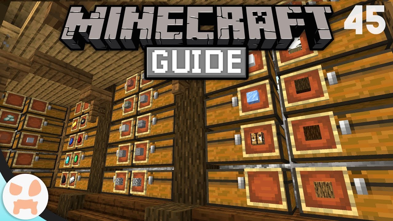 STORAGE BUILDING BASICS! | The Minecraft Guide - Minecraft 1.14.3 Lets Play Episode 45