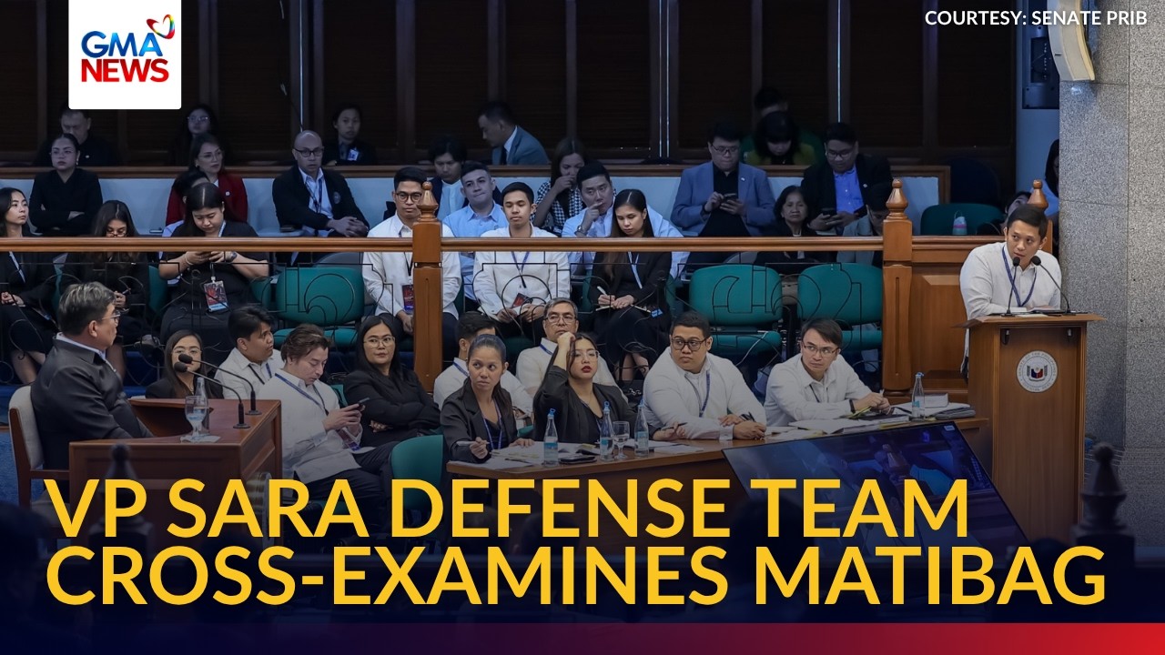 FULL - VP Sara Defense team cross-examines NBI Dir. Melvin Matibag | GMA News