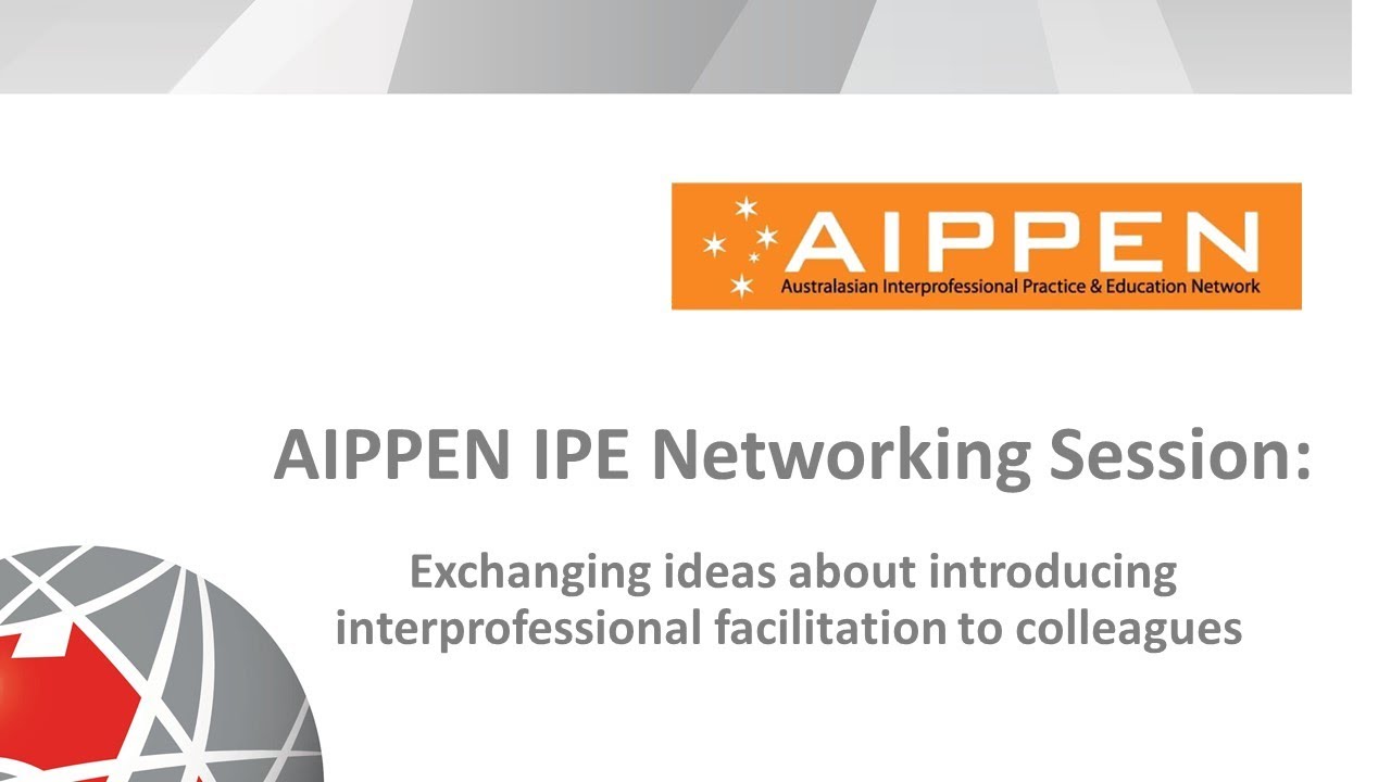 AIPPEN IPE: Exchanging ideas about introducing interprofessional facilitation to colleagues