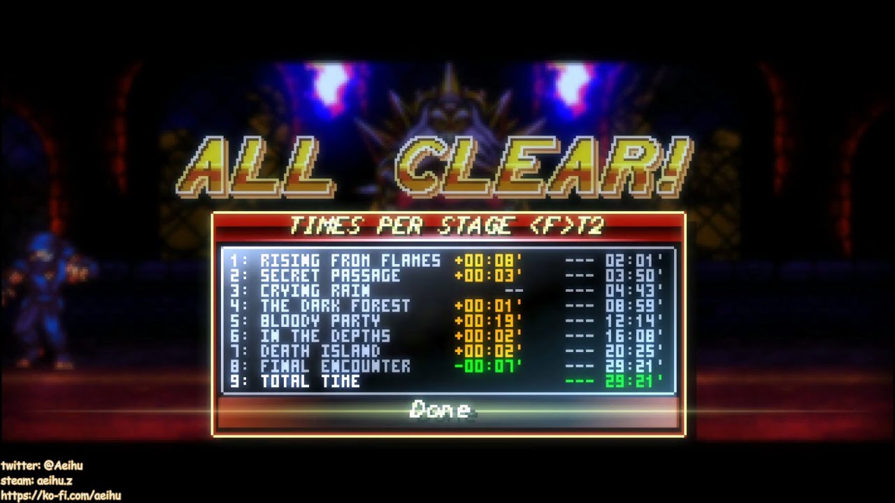 [某A][Speedrun]Fight'N Rage - F. Norris - 29:21.86(IGT) - Unfair - Turbo Speed