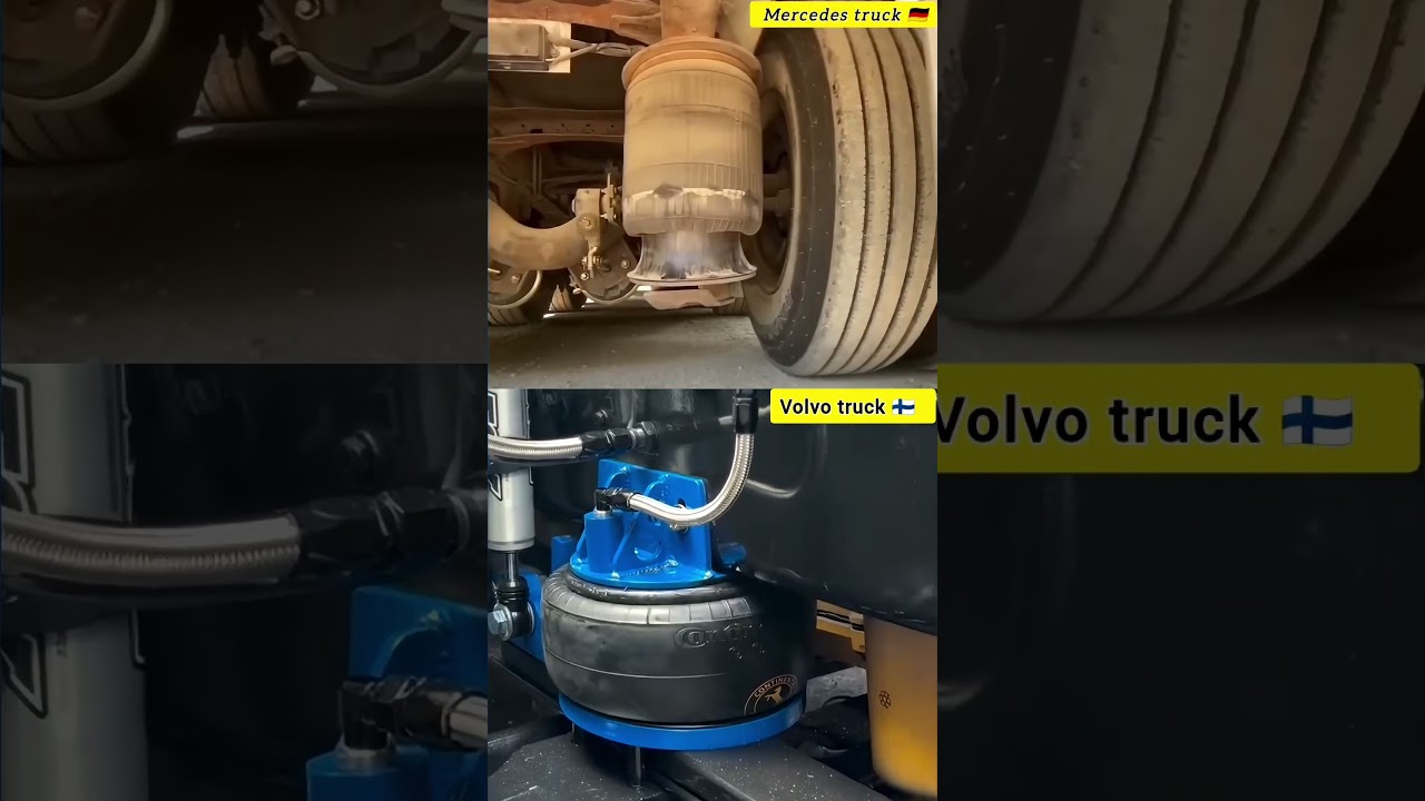 Mercedes vs Volvo Air Suspension &ndash; Which Truck Performs Better? 😳🔥#shorts