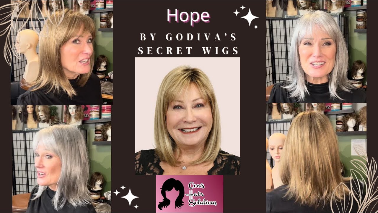 HOPE by GODIVA'S SECRET WIGS in 2 COLORS: SILVER STONE & MOCHACCINO-R!!!!
