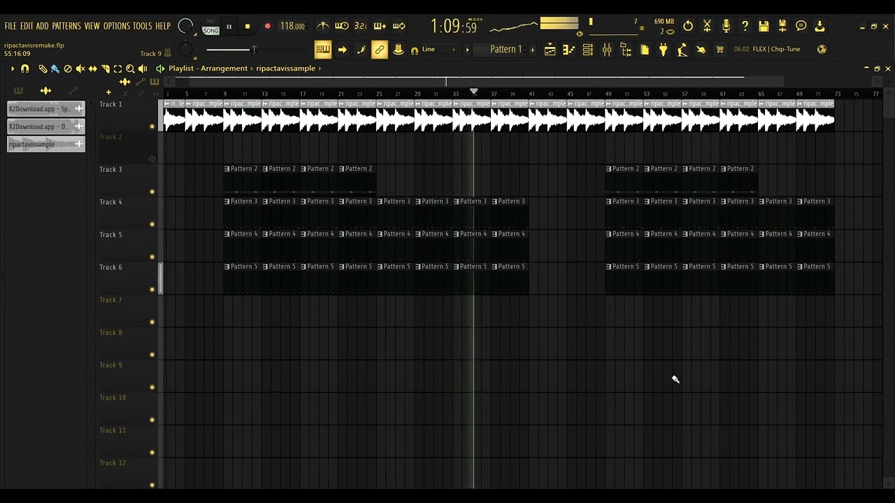 SpaceGhostPurrp - R.I.P Actavis (FL Studio Instrumental Remake)