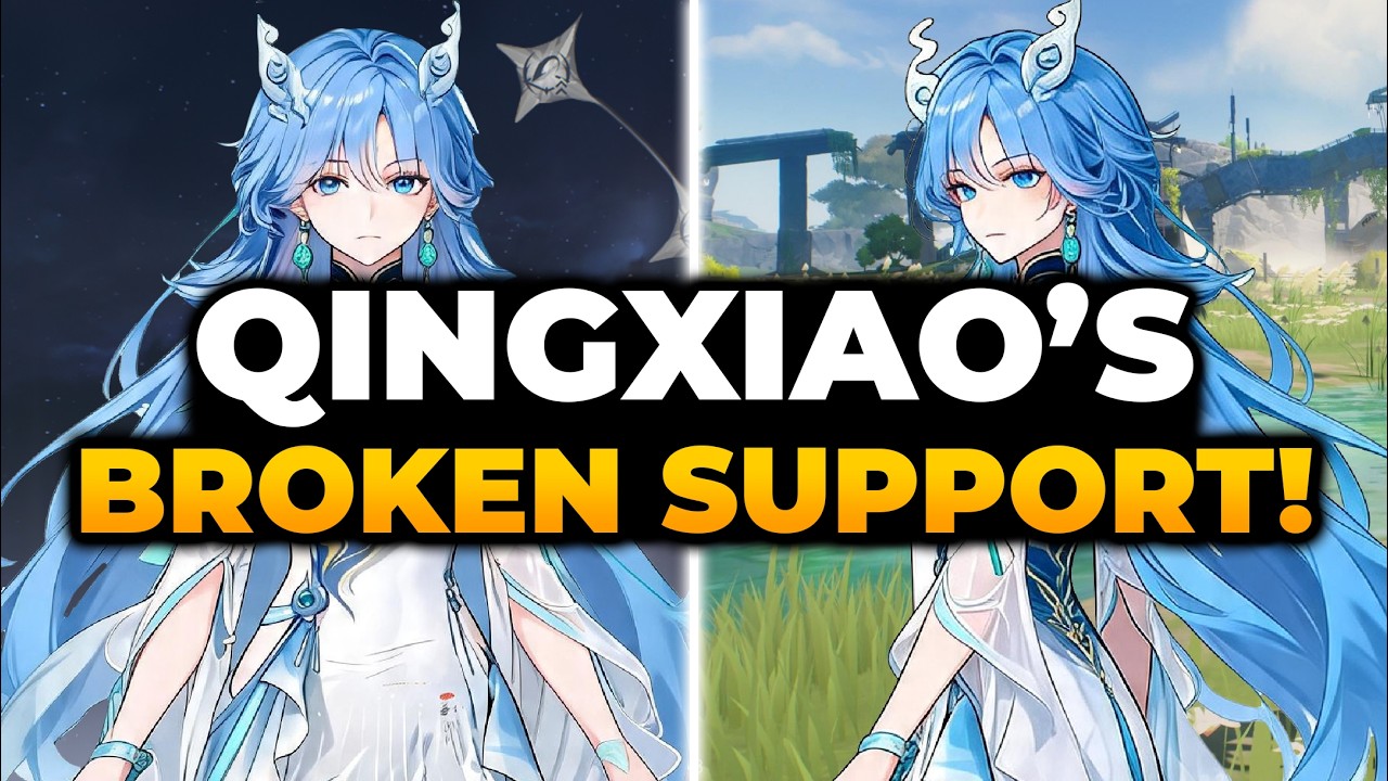 QINGXIAO BROKEN SUPPORT + BEST TEAM BUILD | WUWA 3.6, Wuthering Waves, Qingxiao WUWA, WUWA Qingxiao