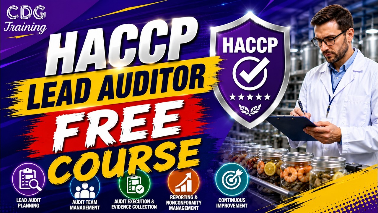 Learn HACCP Lead Auditing | Free Full Course