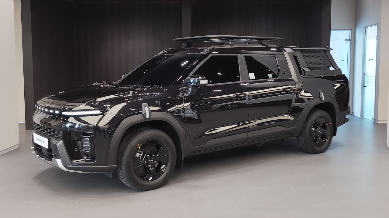 2026 KGM Musso EV(Black Edge) Обзор экстерьера и интерьера