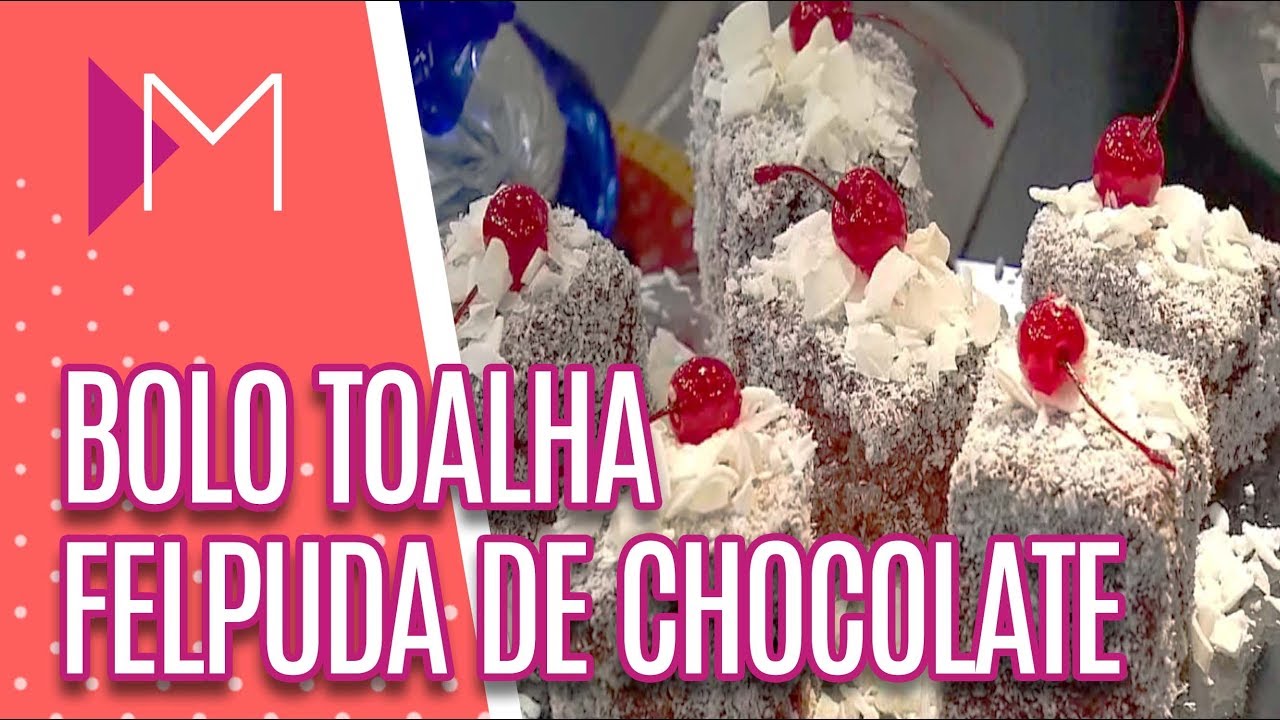 Bolo toalha felpuda de chocolate - Mulheres (07/06/18)