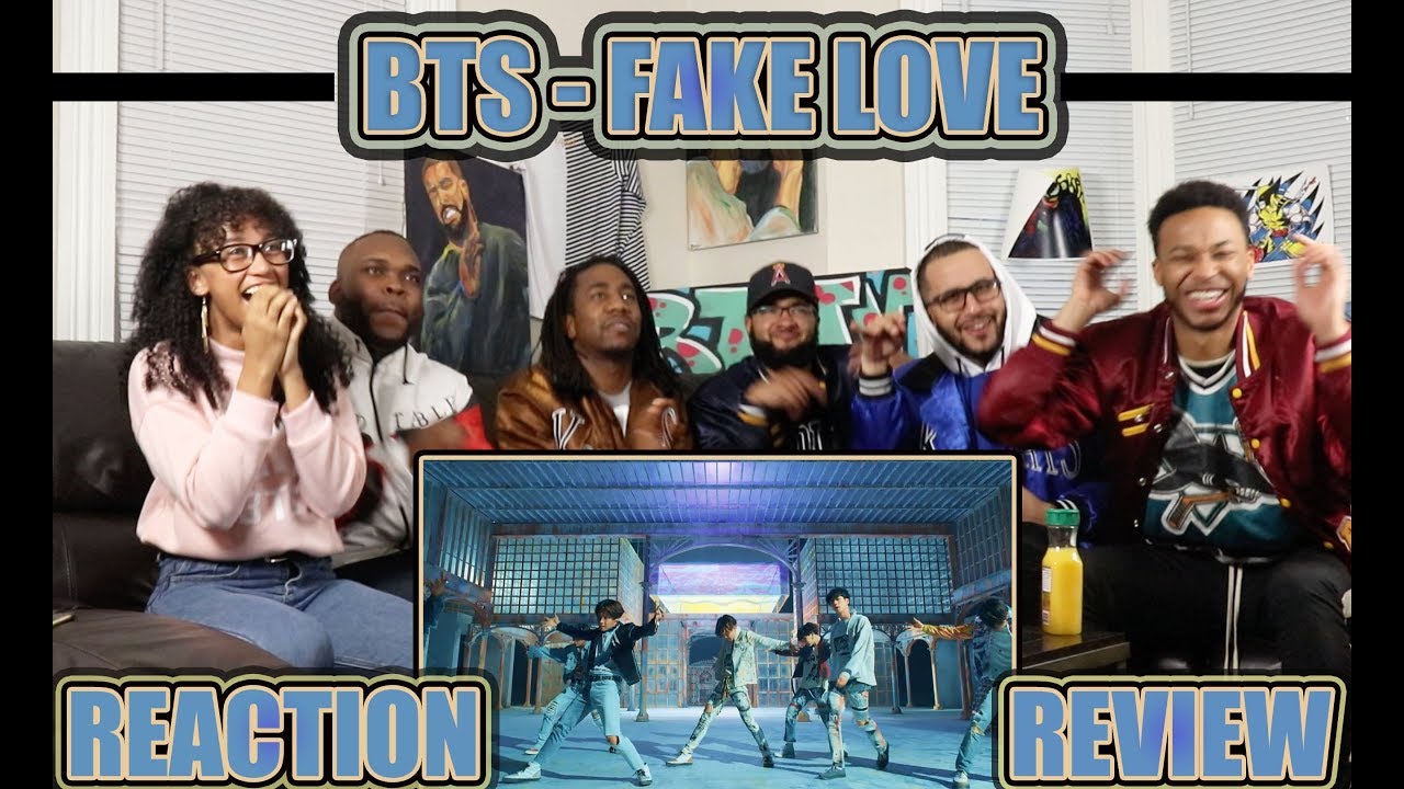 Официальная реакция/обзор на клип BTS «FAKE LOVE»