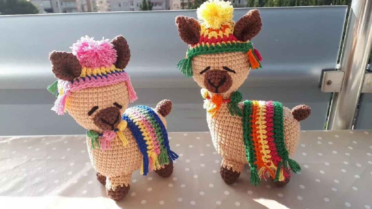 TIĞ İŞİ LAMA YAPIMI (Crochet making lama)