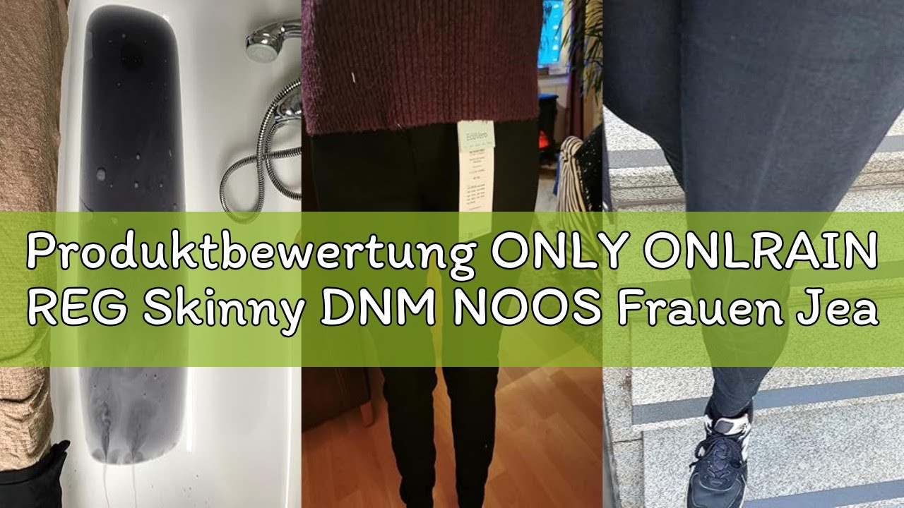 Produktbewertung ONLY ONLRAIN REG Skinny DNM NOOS Frauen Jeans blau Basics, Streetwear