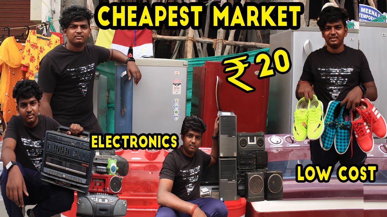 Sunday electronic market in Coimbatore | Cheapest Market | Electronic Items  | Electronics Market |