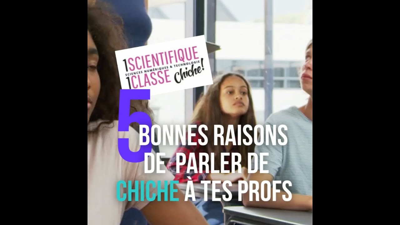 1 scientifique, 1 classe : Chiche ! Un coup de pouce pour ton orientation en seconde g&eacute;n&eacute;rale