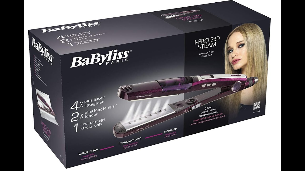 BaByliss   ST395E   Lisseur Vapeur I Pro 230 Steam