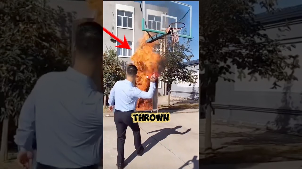 Тест шара для тушения пожара! 🧯 #пожарный #безопасность #гаджет
