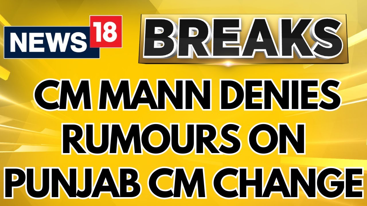 Punjab CM Bhagwant Mann Denies Rumours Of Being Replaced By AAP Chief | AAP
