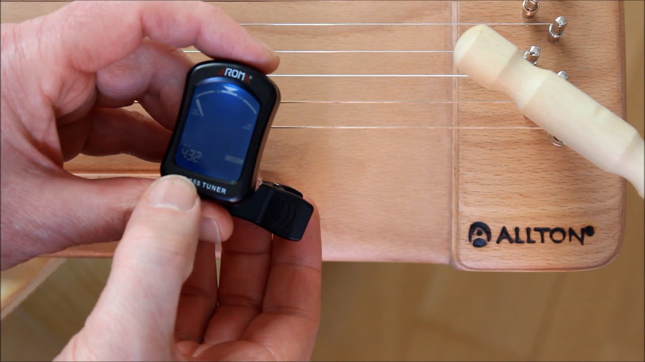 Monochord Stimmen tutorial