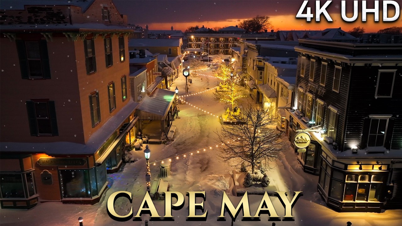 New Year&rsquo;s Charm in Cape May, New Jersey 4k