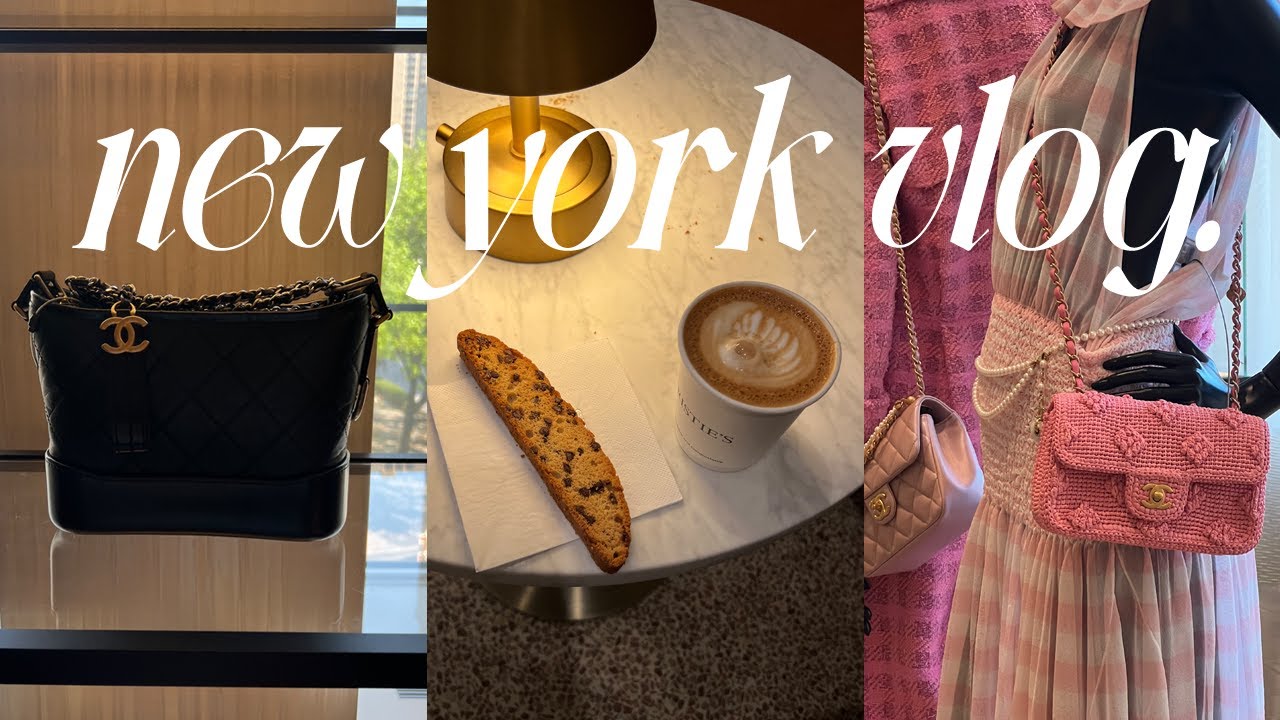 NY Vlog. 샤넬, 프라다, 디올, 여름 쇼핑👜 | 뉴욕 미술옥션 전시회🖼️ | 티모시 샬라메 영화 촬영🎬 | 최애 빵집🥐 | 7개월 육아, 뉴욕 애개육아하고 장보는 일상🍒