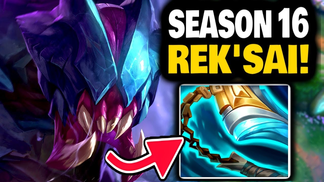 HOW to REK'SAI jungle in SEASON 16!!!