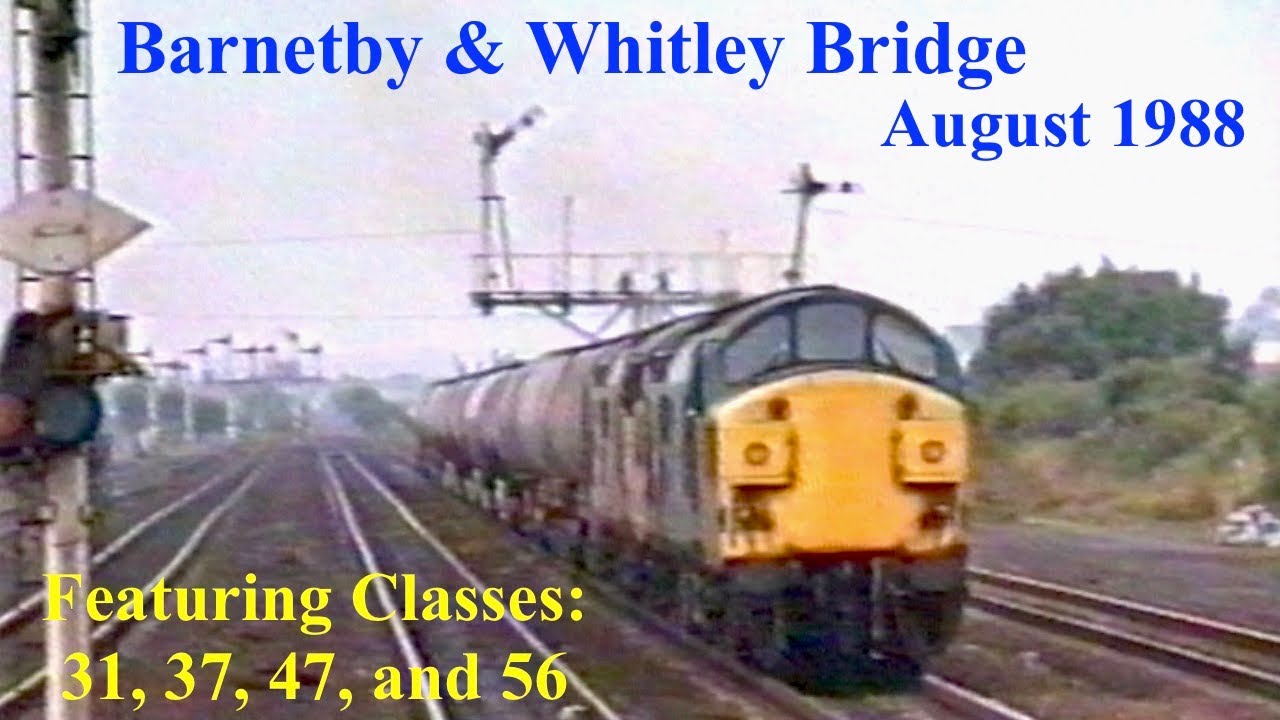 British Rail in the 1980s - Barnetby & Whitley Bridge - 03/08/88