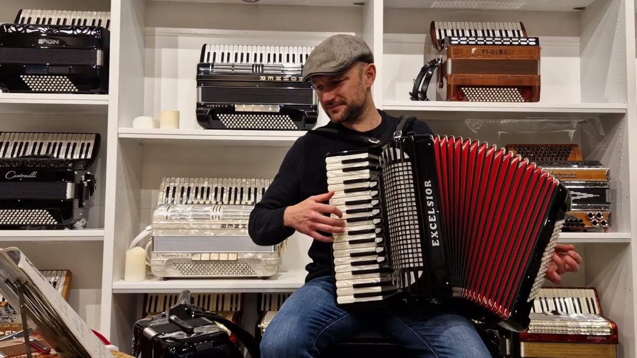 Weihnachtslieder Akkordeon Excelsior EURO 4S/96 Klangprobe