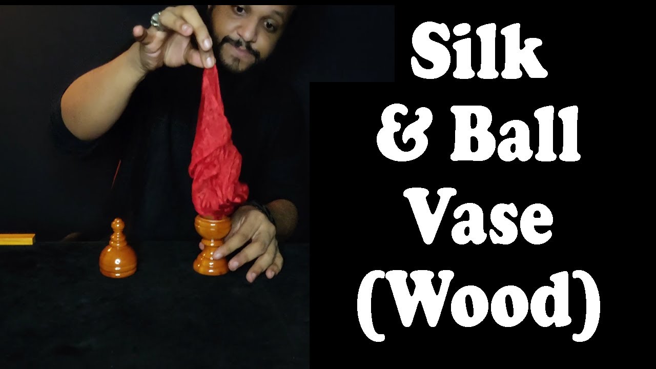 Silk And Ball Vase - Large Wood (Collector's Addition)