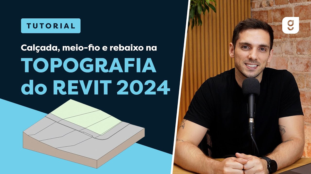 TOPOGRAFIA NO REVIT 2024 | COMO MODELAR REBAIXO DE MEIO FIO E CALÇADA