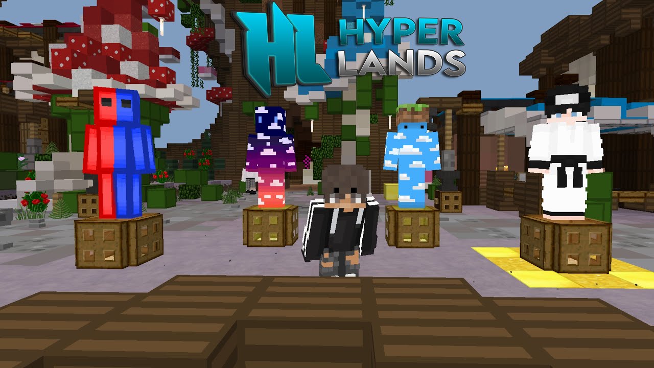 The Best Bedrock Edition Bedwars Server I Hyperlands (Hypixel Rip-off)