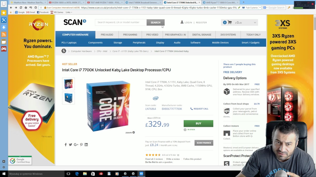 AMD Ryzen 7 1800X / Czy to najmocniejszy procesor 8 rdzeniowy na rynku?