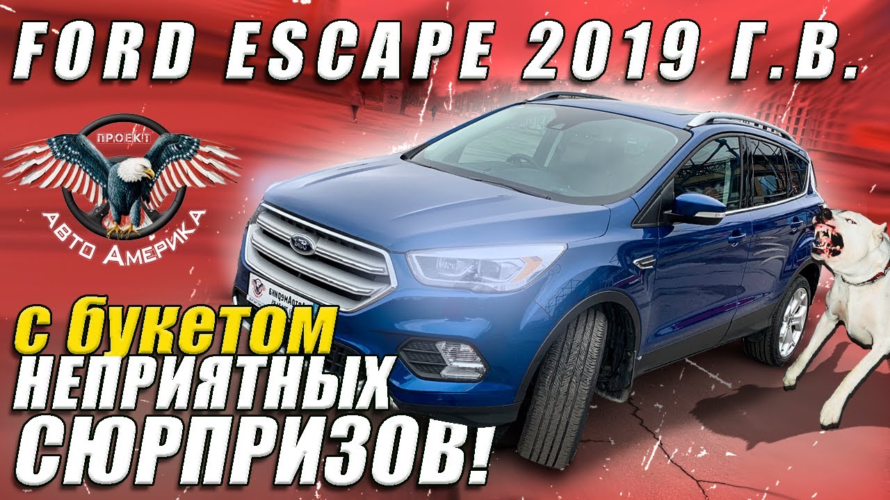 FORD ESCAPE 2019 г.в. - полный НЕПРИЯТНЫХ сюрпризов 😡 [бу авто из сша под ключ 2021]