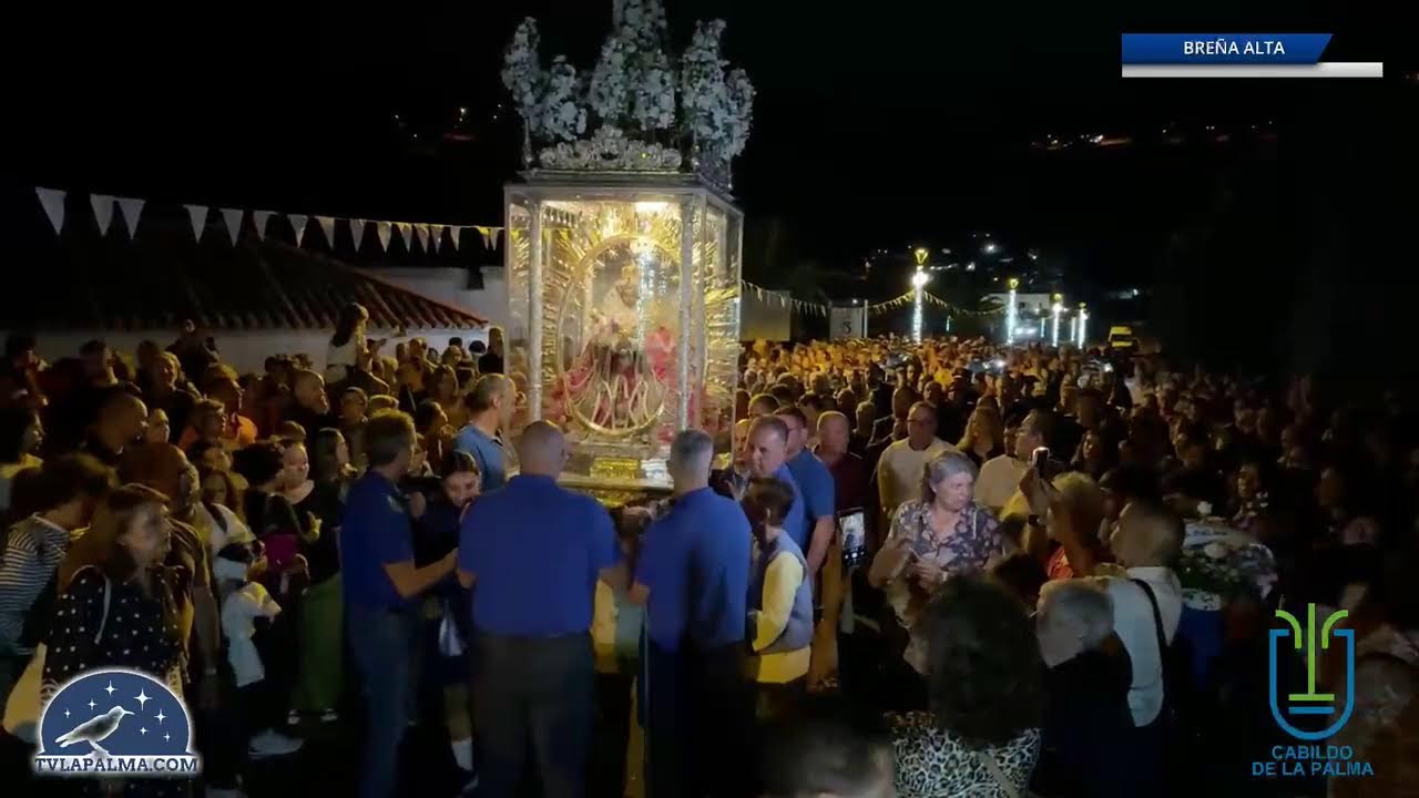 📺 TV La Palma en directo acompañando todo el recorrido de la Virgen de las Nieves