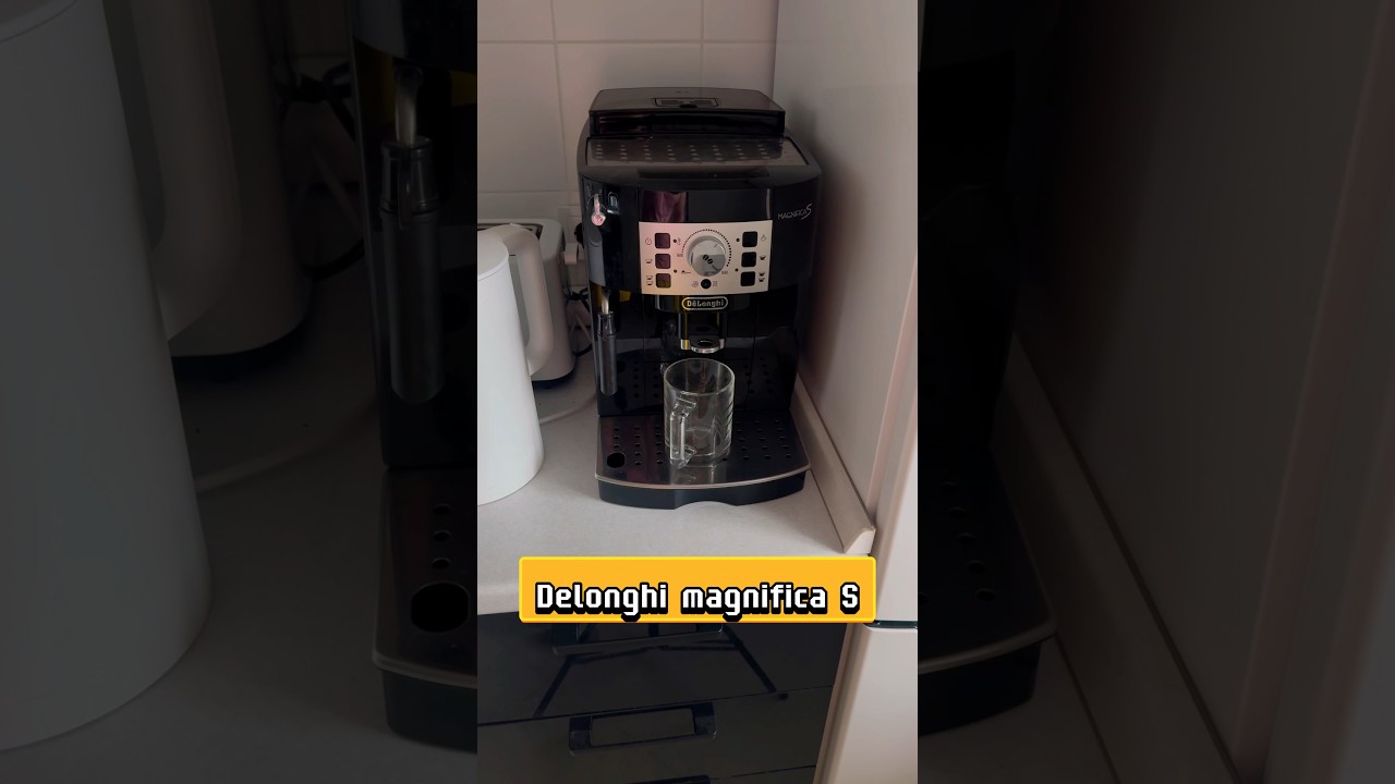 Удаление накипи из кофе машины Delonghi Magnifica S за 1 минуту часть 1 #technology #tips #delonghi