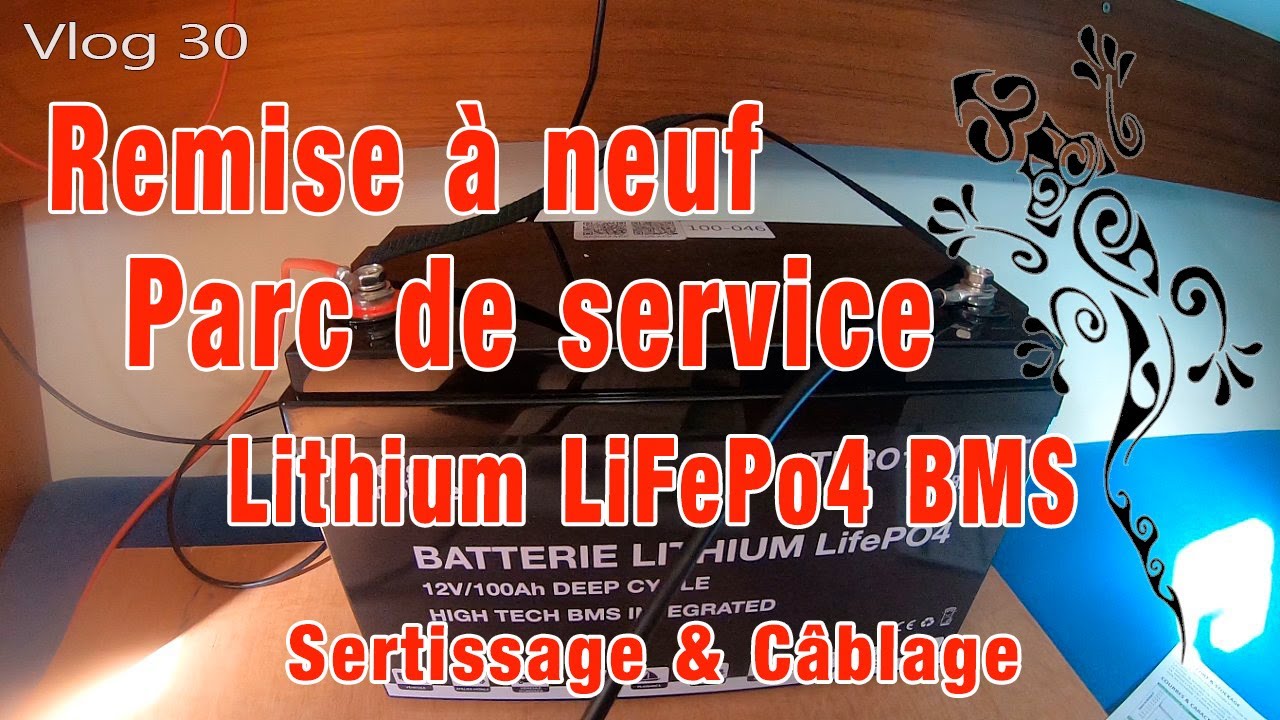 2021 #30 Remise à neuf du Parc de service en Lithium LiFePo4 BMS sur SeaYou