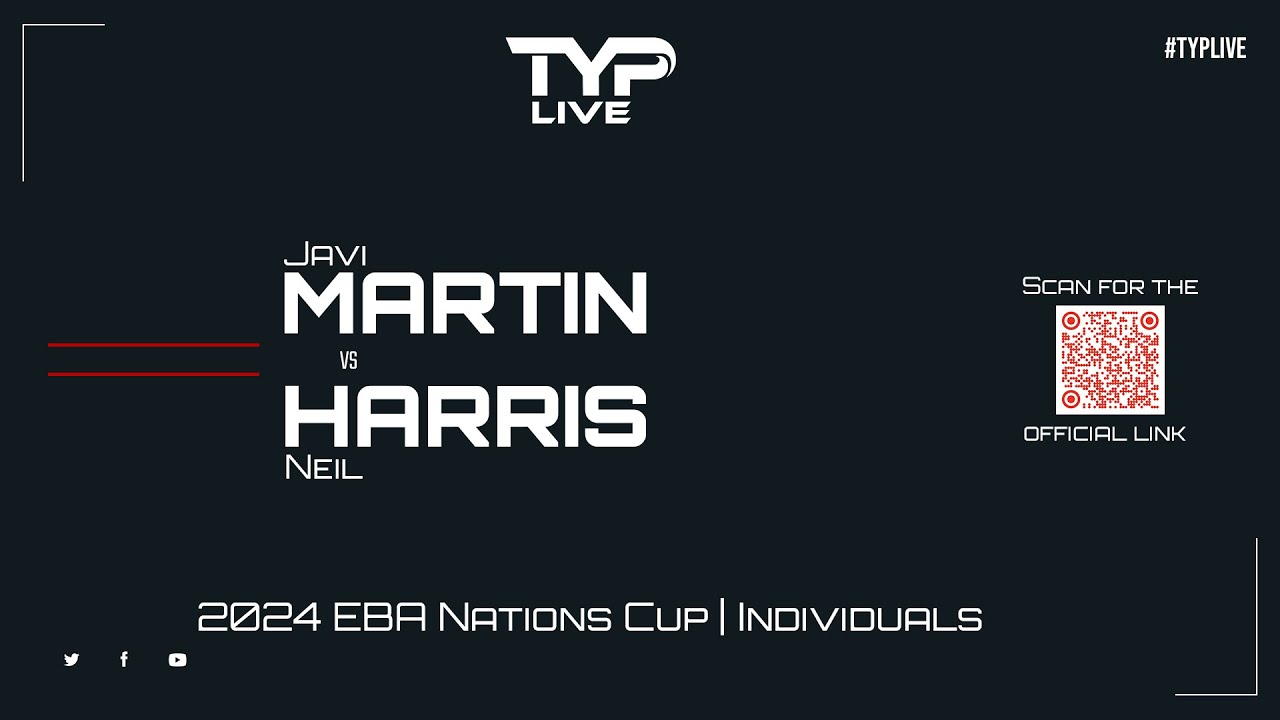 Javi Martin v Neil Harris | Individuals | 2024 EBA Nations Cup | Bridlington Spa Pool