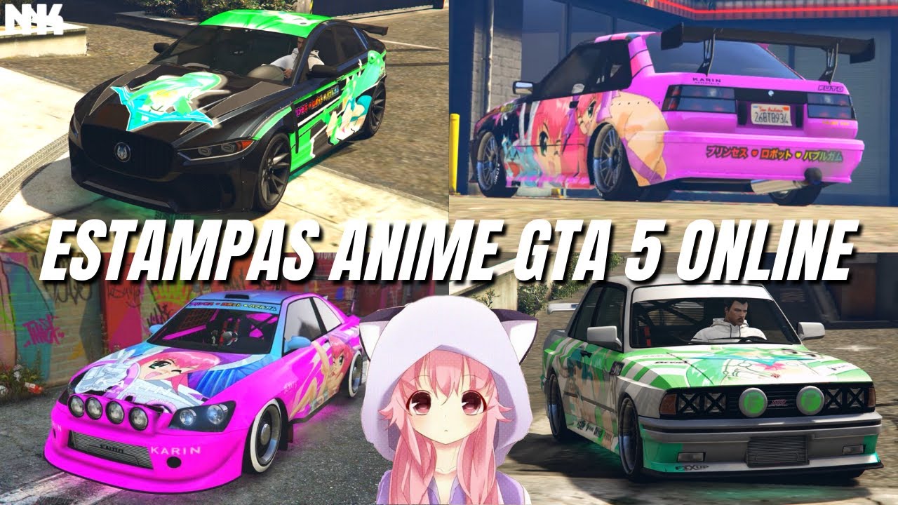 GTA Online: Todos os Veículos Itasha 痛車 (Estampa Anime)