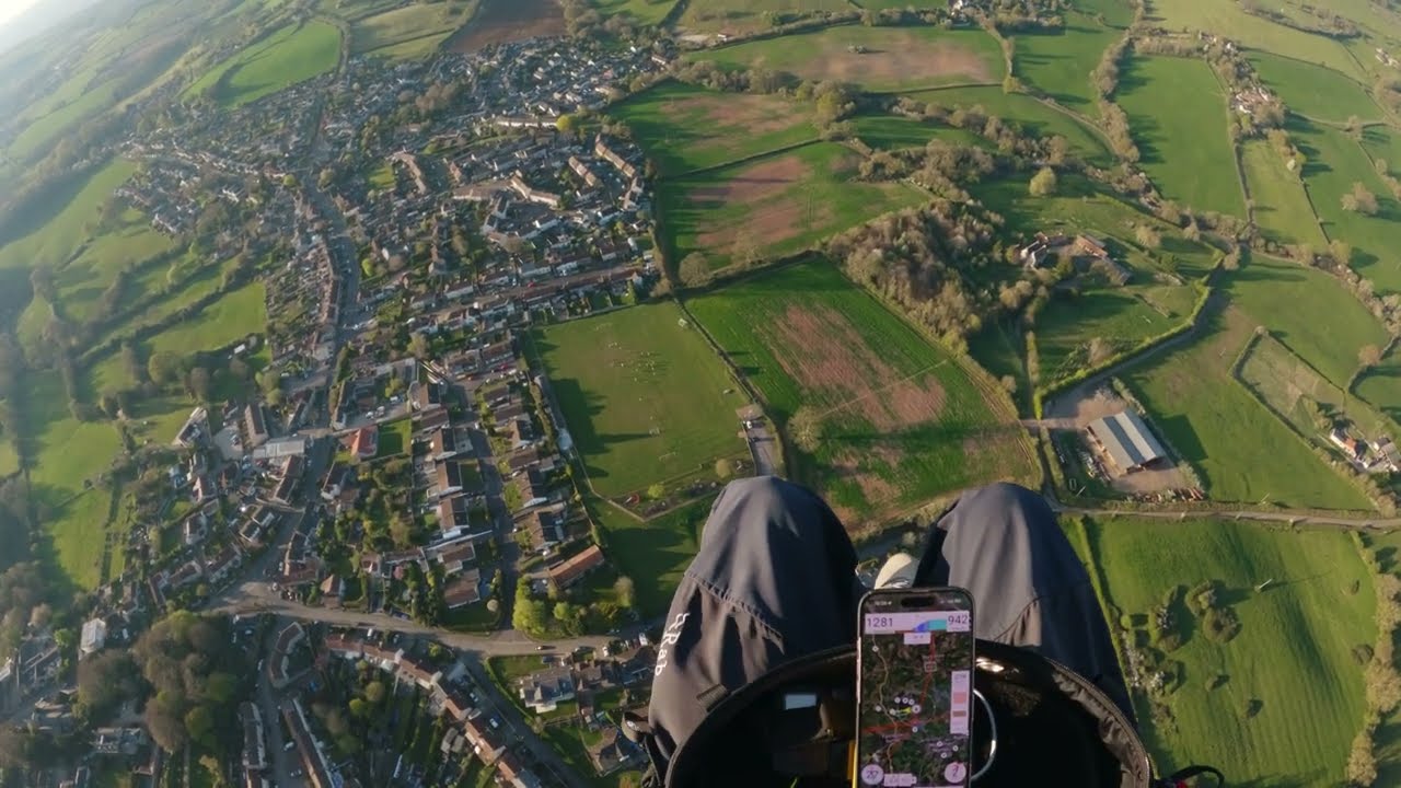 High Littleton Paramotor Flyby 10th April 2025