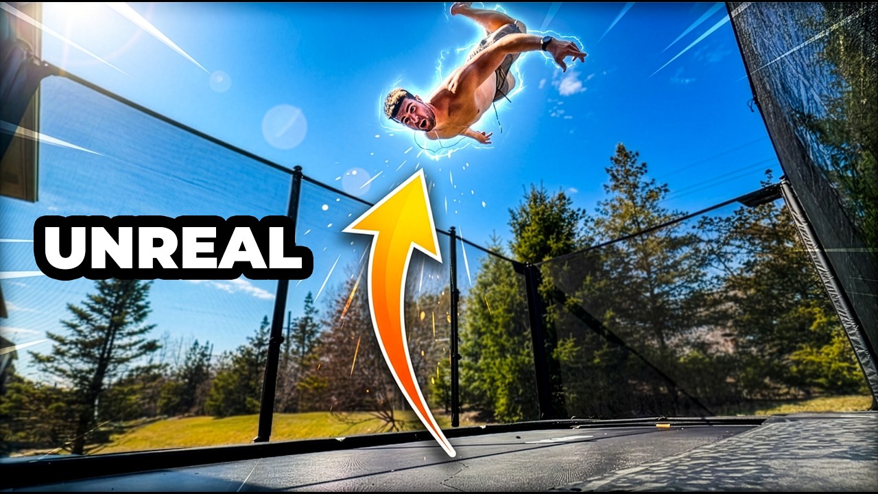 Mam najbardziej NIESAMOWITĄ trampolinę ogrodową &ndash; czuję się, jakbym latał &ndash; montaż i recenzja Acon X