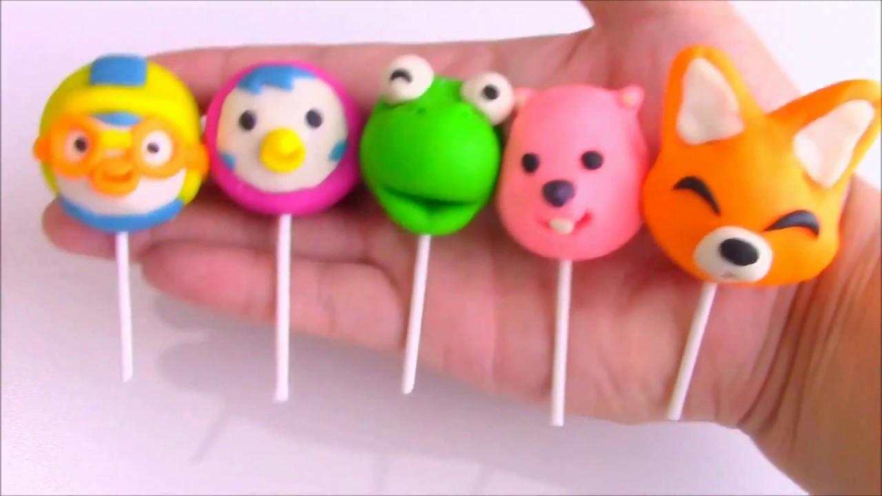 Play Doh Parody Song ♪Pororo Lollipop Finger Family Song ♪ Nursery rhyme