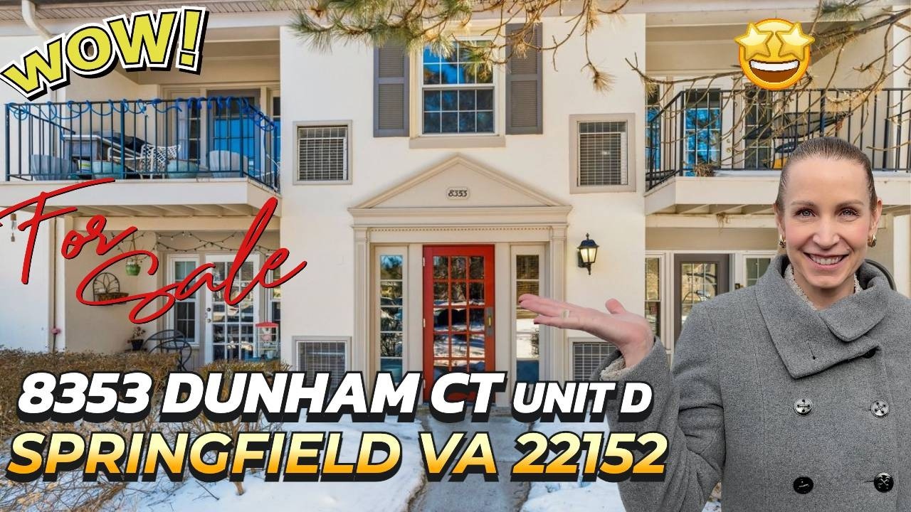 8353 Dunham Ct, Unit D, Springfield, VA 22152 is FOR SALE!