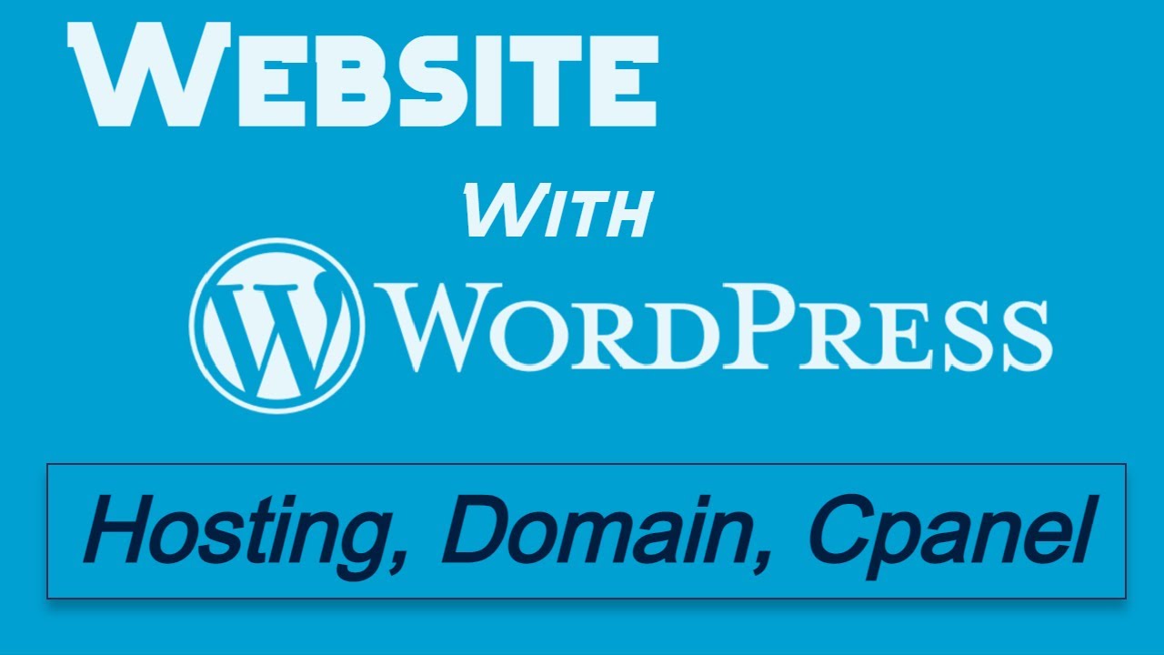 Wordpress website tutorial in Hindi # Hosting and Domain