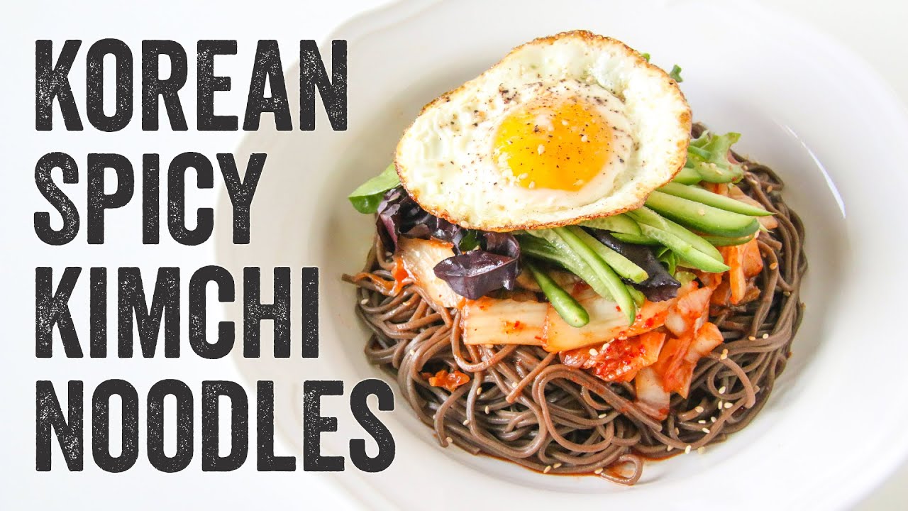 Korean Spicy Kimchi Noodles (Bibimguksu:비빔국수) Recipe : Season 3, Ep. 6 - Chef Julie Yoon