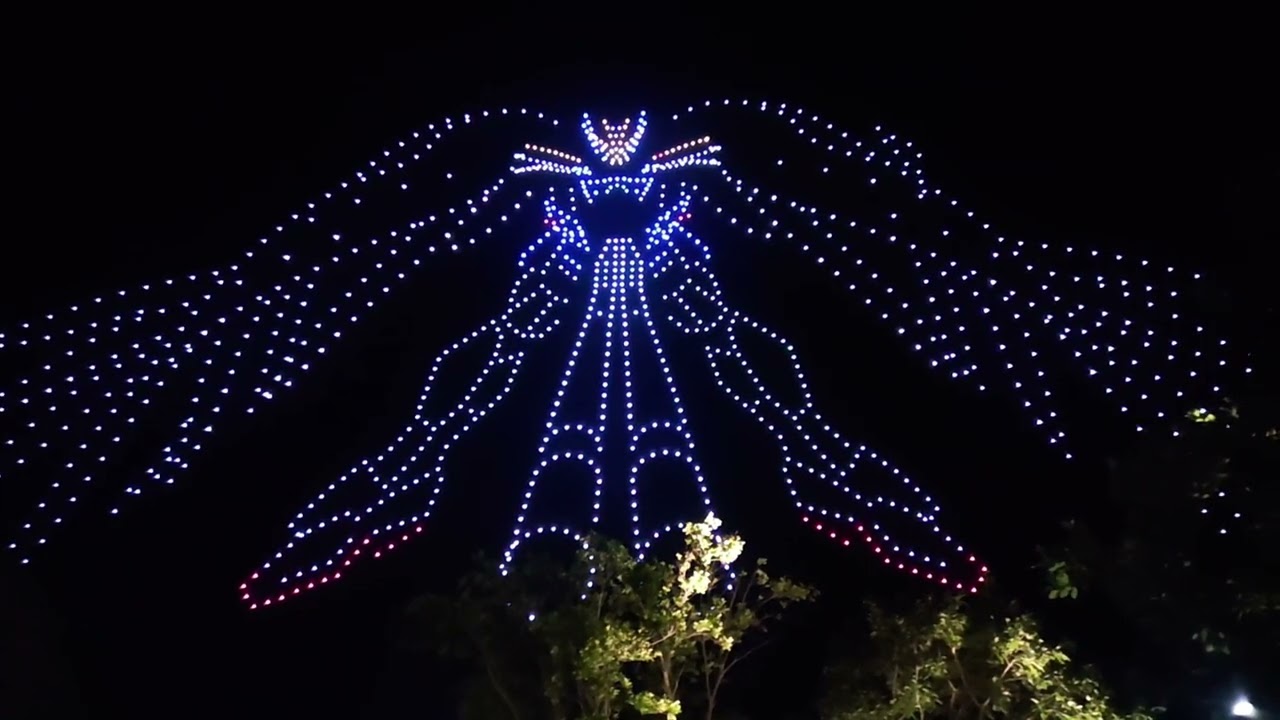 Gundam Wing 30th Anniversary Drone Show, Hong Kong