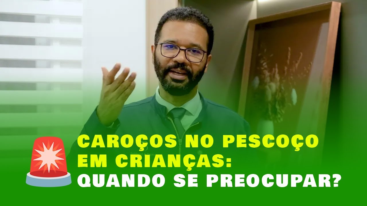 Caroços no pescoço em crianças: quando se preocupar? Médico explica
