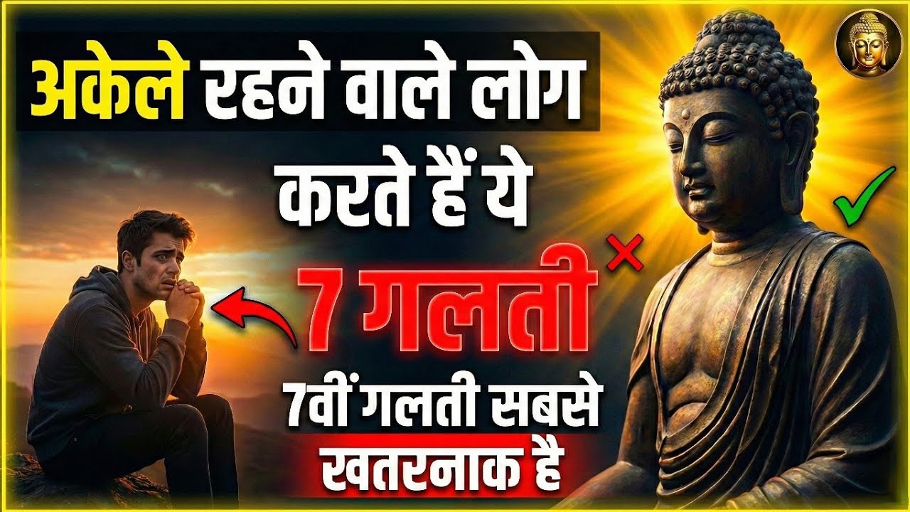 जीवन से दुख रहेगा कोसों दूर | मुश्किल समय में बुद्ध की ये 7 बातें ज़रूर याद रखना | Buddha Story 