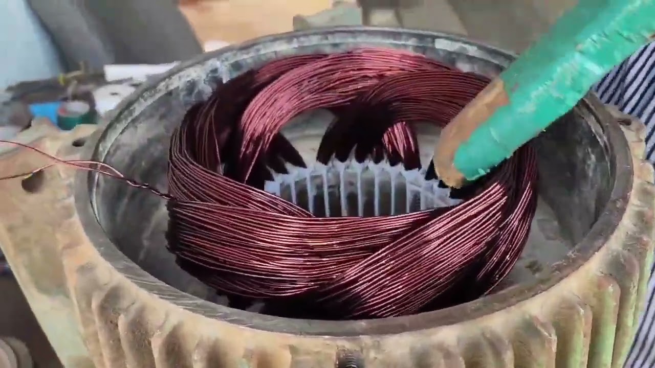 TEXMO MONOBLOCK MOTOR 12.5 HP 2880 RPM REWINDING DETAILS. #rewinding #motor #motorwinding #electric.