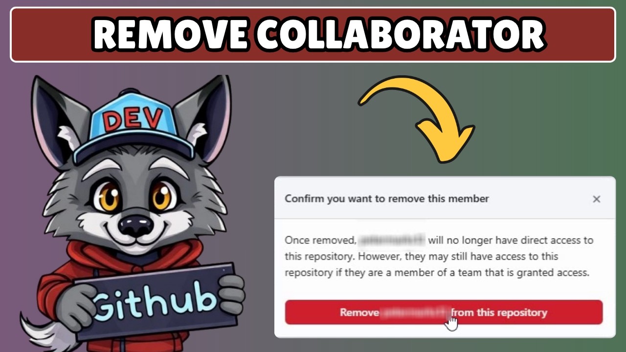 Как удалить соавтора из GitHub-репозитория
