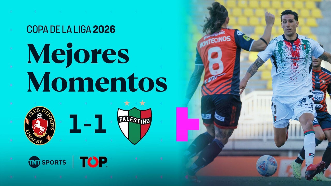 Compacto TOP | 🔴⚫️ Deportes Limache 1 - 1 🟢🔴 Palestino | Copa de la Liga 2026 - Fecha 2
